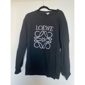 Loewe Black Logo Sweatshirt